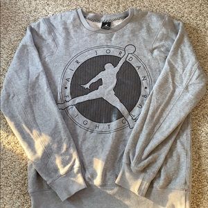 Grey Air Jordan Men’s Crew Neck